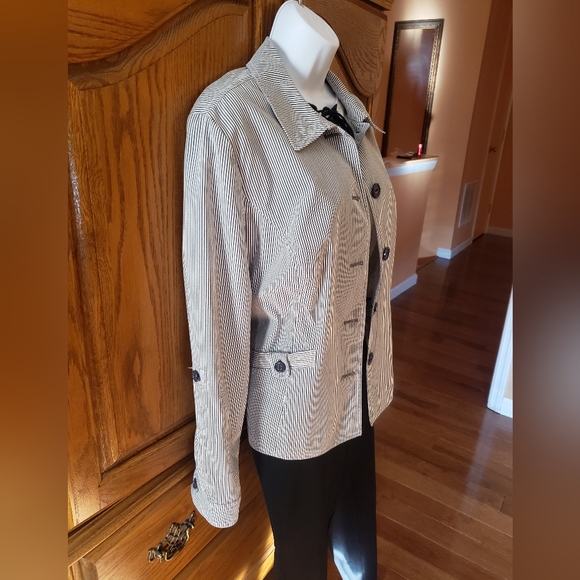 Charter Club Pinstripe Jacket! - Picture 2 of 8